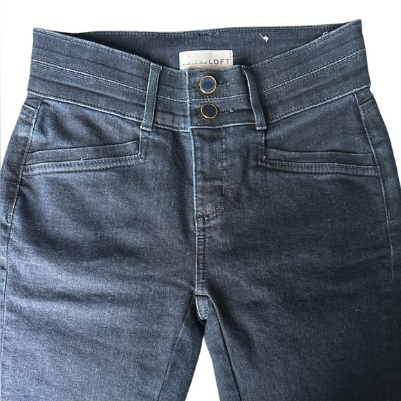 Loft Skinny Slim Pocket Jeans Style 529321 Size 25P EUC - Picture 3 of 10
